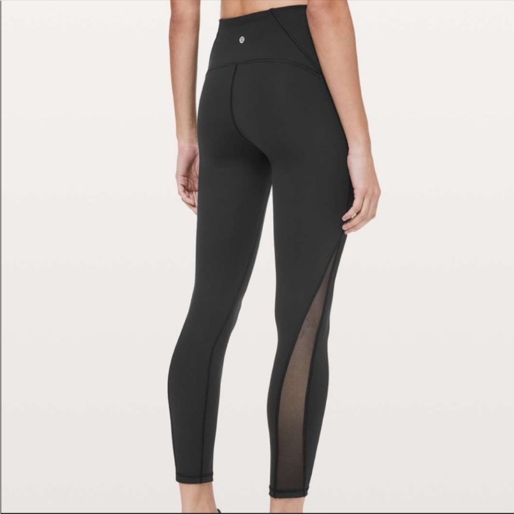 Lululemon black mesh leggings